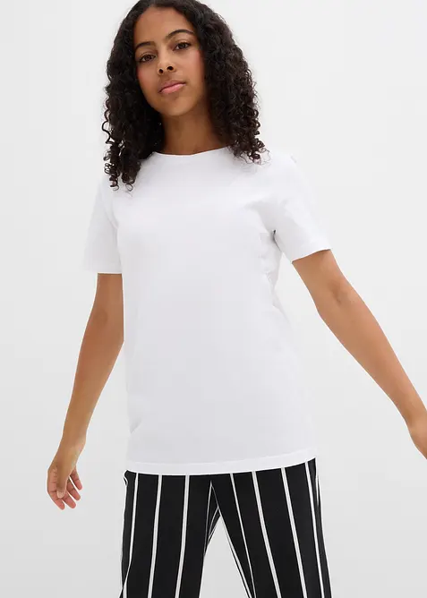 T-shirt av ekologisk bomull (3-pack), bonprix