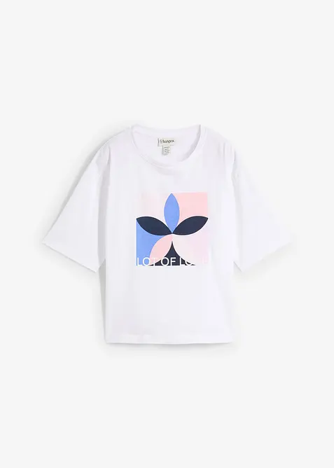 T-shirt av ren bomull, bonprix