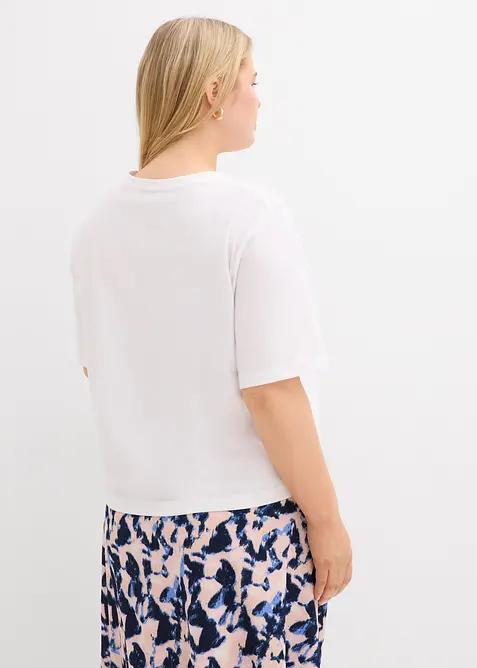 T-shirt av ren bomull, bonprix