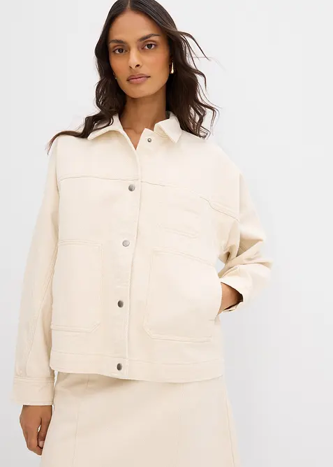 Twilljacka i ren bomull, bonprix