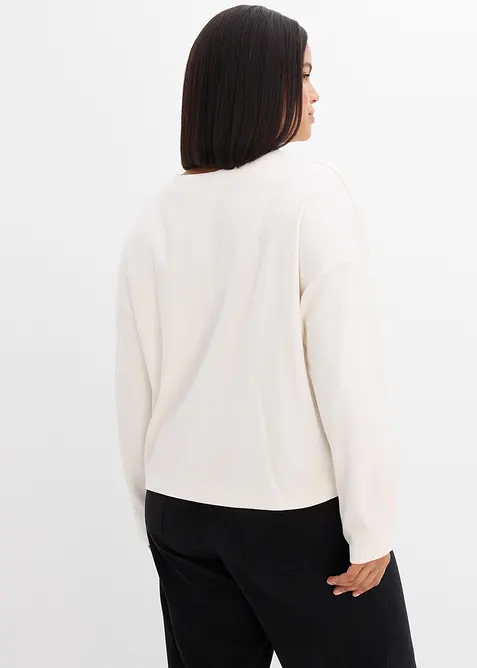 L&aring;ng&auml;rmad topp av ren bomull, bonprix