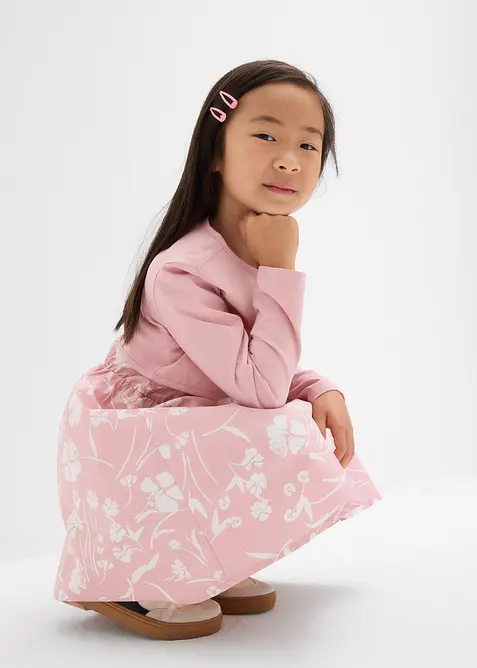 Klänning och bolero av ren bomull (2 delar), bonprix