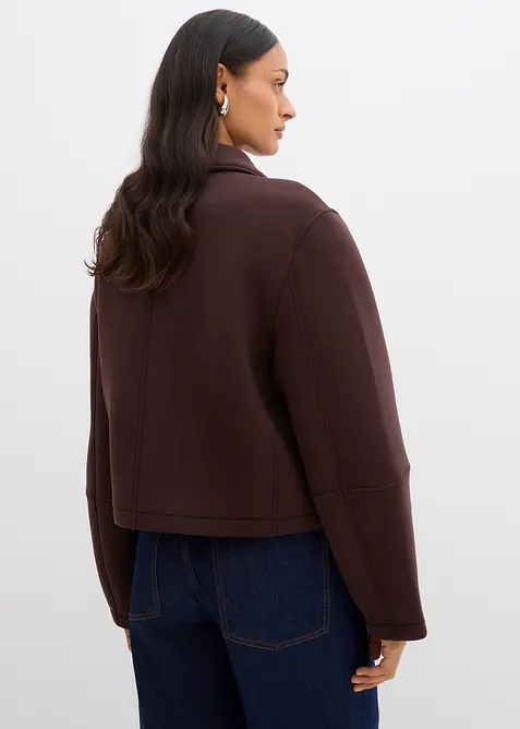 Kort jacka av stabil trikå, bonprix