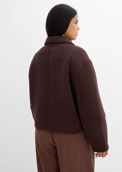 Kort jacka av stabil trikå, bonprix