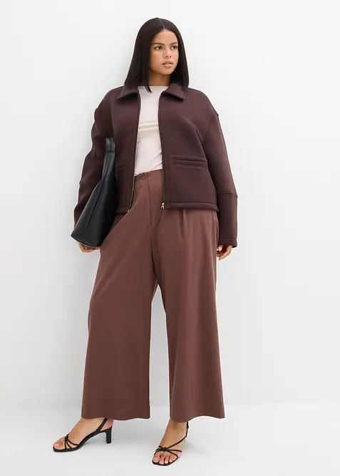 Kort jacka av stabil trikå, bonprix