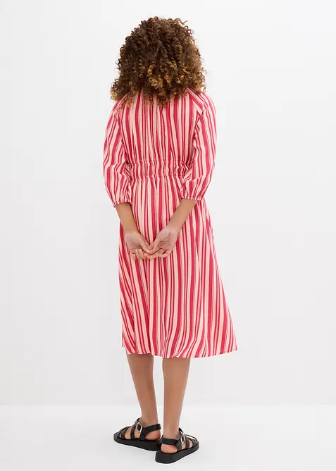 Midiklänning av mjuk viskos, bonprix