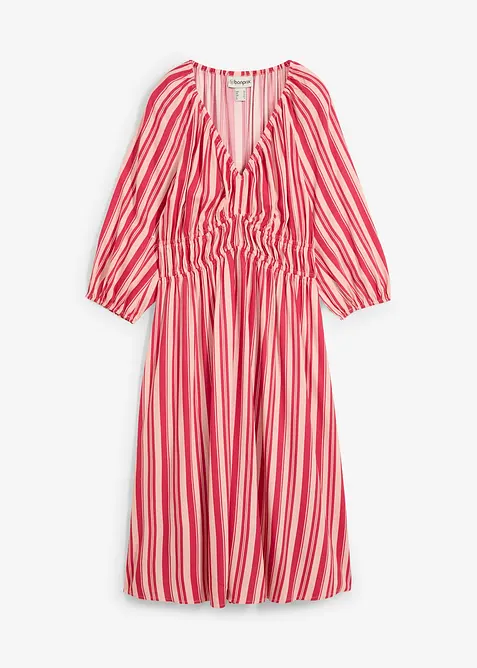 Midiklänning av mjuk viskos, bonprix