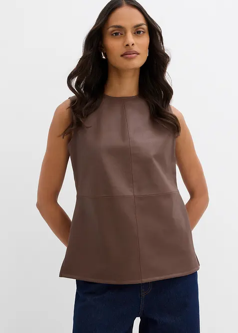 Linne av skinnimitation, bonprix