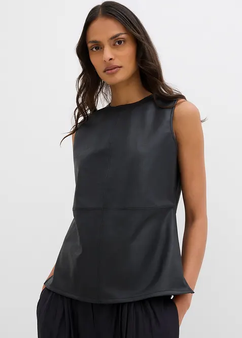 Linne av skinnimitation, bonprix