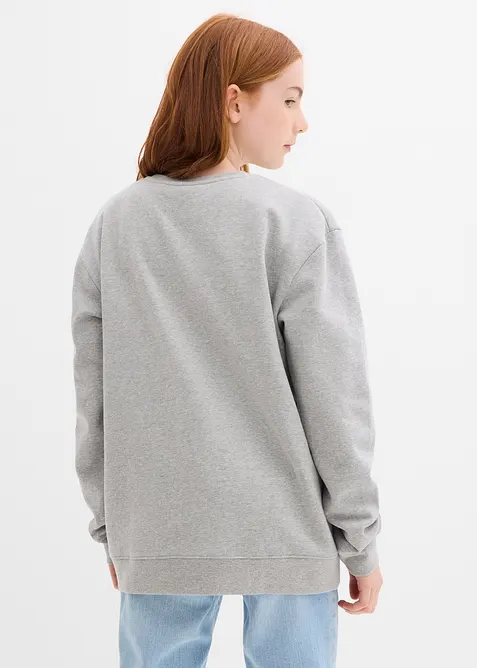 Sweatshirt med mjuk ekologisk bomull, bonprix