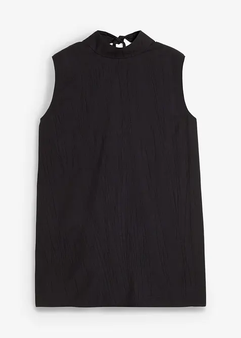 Långt linne av viskosmaterial med struktur, bonprix