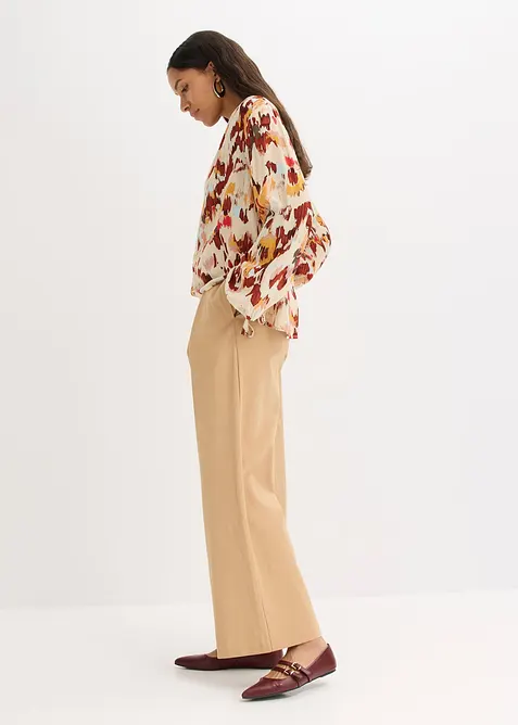 Blus med metalliserat garn, bonprix