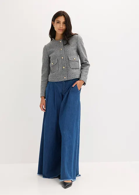 Blusjacka i mjuk boucl&eacute;, bonprix