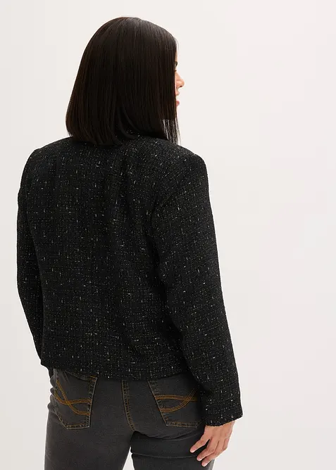 Kort kavaj av mjuk bouclé, bonprix