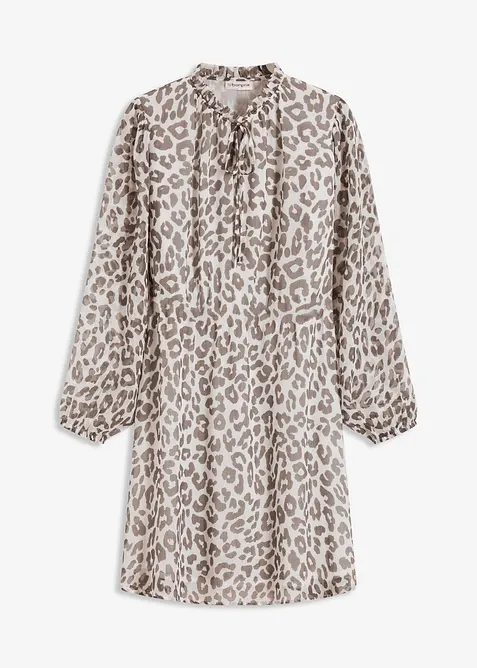 Mönstrad klänning, bonprix