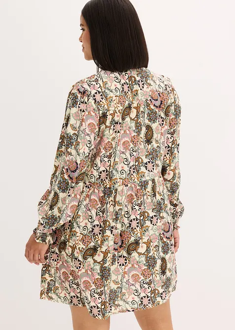 Mönstrad tunikaklänning, bonprix