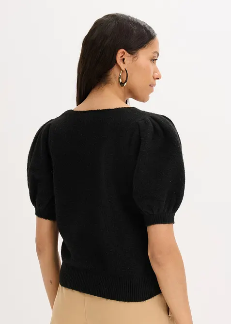 Tröja med korta ärmar, bonprix