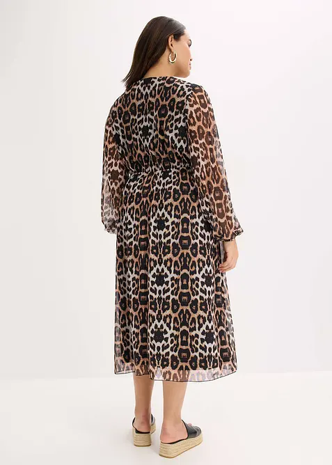 Midikl&auml;nning av mjuk mesh, bonprix