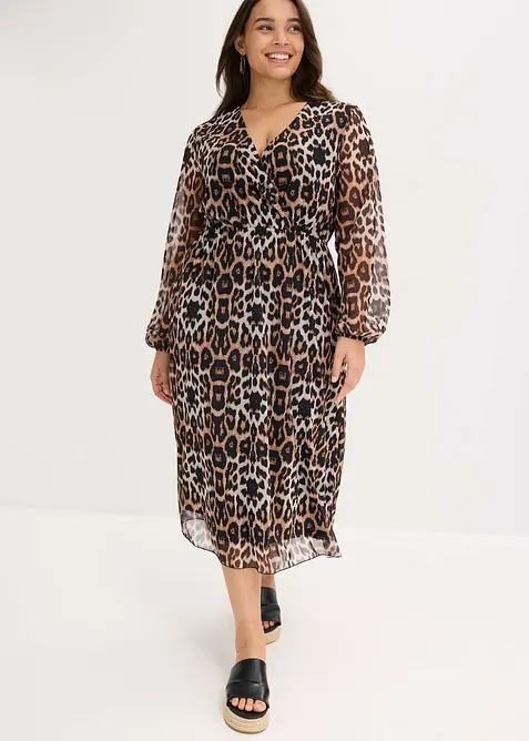 Midikl&auml;nning av mjuk mesh, bonprix