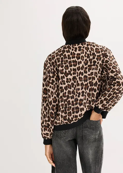 Blusjacka av satin med mjukt fall, bonprix