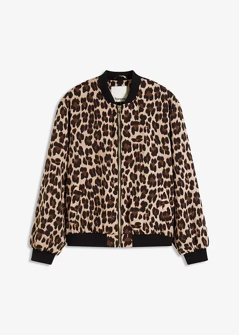 Blusjacka av satin med mjukt fall, bonprix