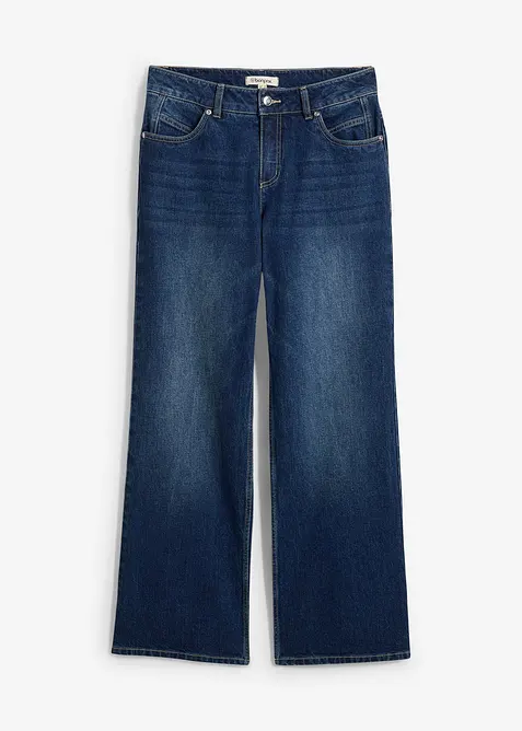 Straight jeans medelh&ouml;g midja, bonprix
