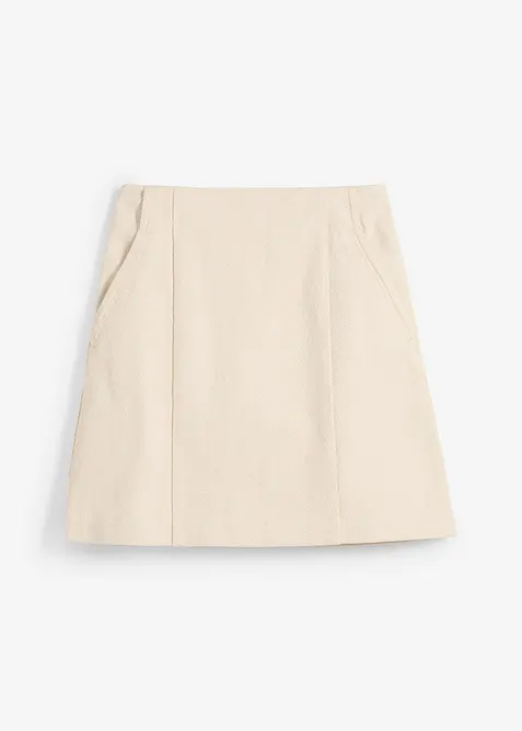 Twillkjol av ren bomull, bonprix