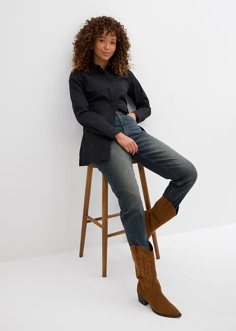 Mom-jeans High Waist, bonprix