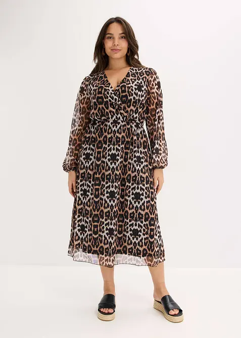 Midikl&auml;nning av mjuk mesh, bonprix