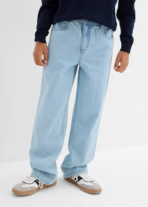 Loose Fit Jeans med bekväm midja för barn, Straight, bonprix