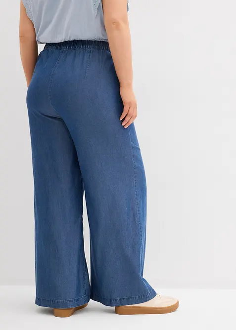 Marlenebyxa i böljande lyocell, bonprix