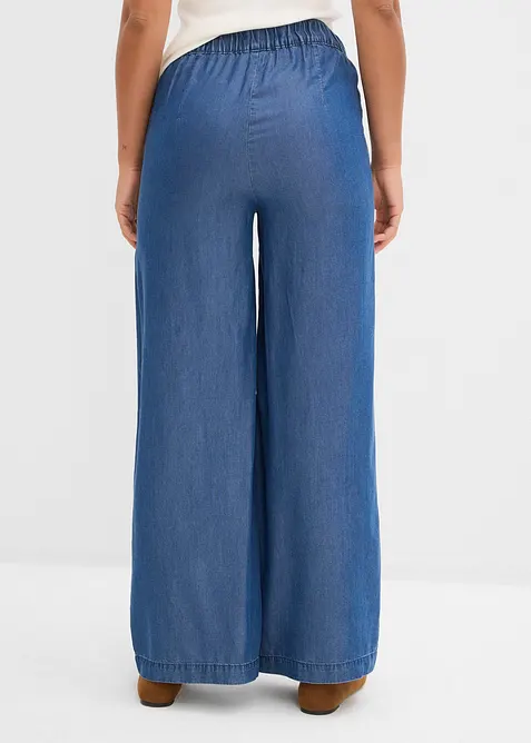 Marlenebyxa i böljande lyocell, bonprix