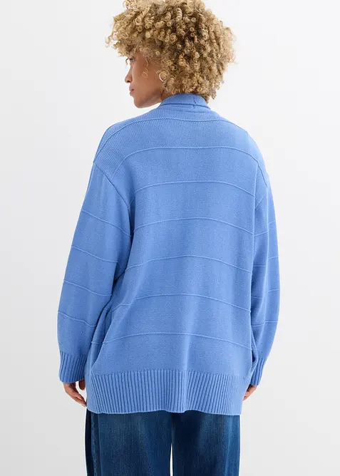 Stickad långkofta, bonprix