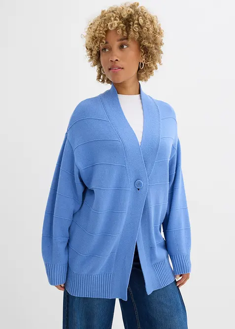 Stickad långkofta, bonprix