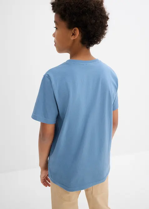 T-shirt av ekologisk bomull (2-pack), bonprix