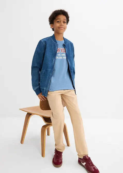 T-shirt av ekologisk bomull (2-pack), bonprix