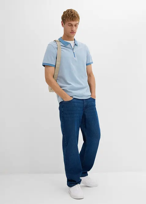 Pikétröja med dragkedja, bonprix