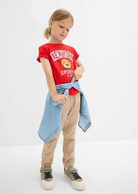 T-shirt av ren ekologisk bomull (2-pack), bonprix