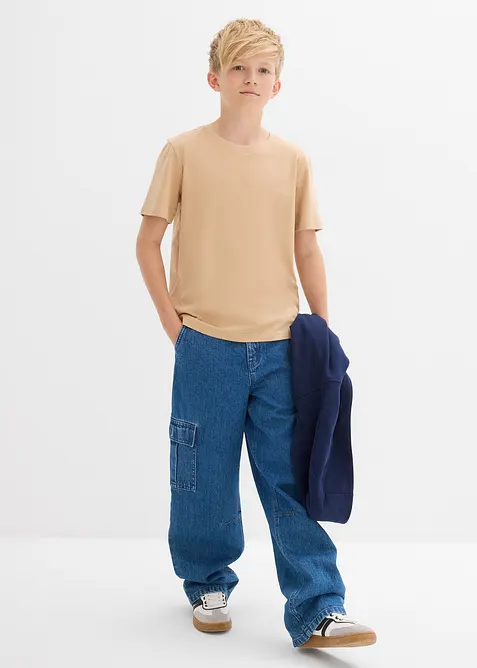 T-shirt av ekologisk bomull (3-pack), bonprix