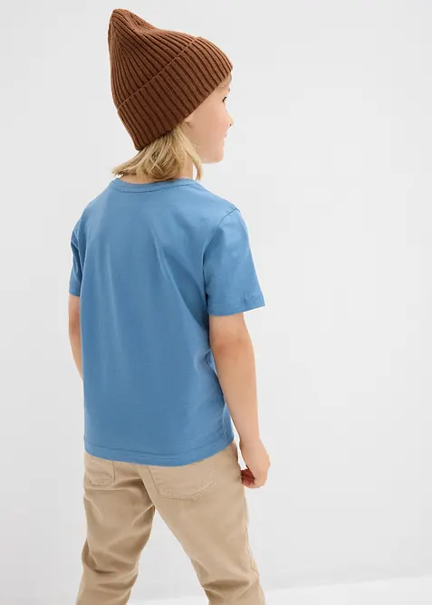 T-shirt av ekologisk bomull (3-pack), bonprix