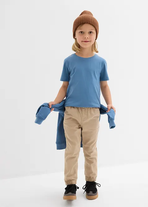 T-shirt av ekologisk bomull (3-pack), bonprix