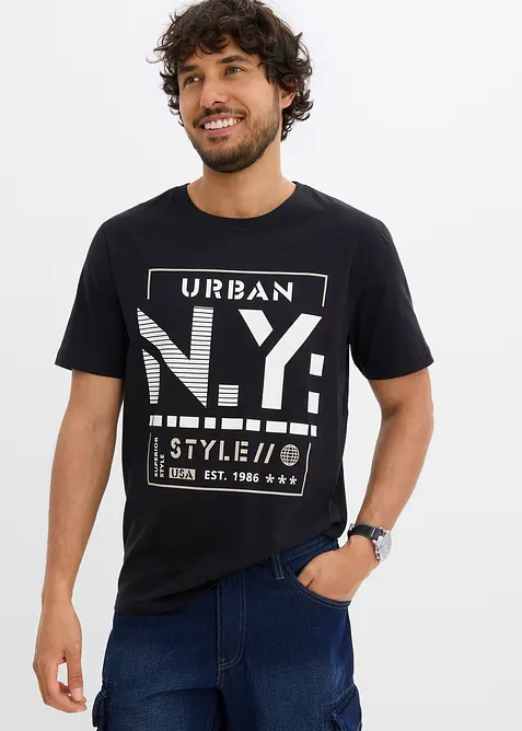 T-shirt av ekologisk bomull, bonprix