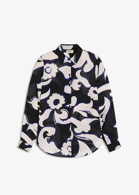 Mönstrad blus, bonprix