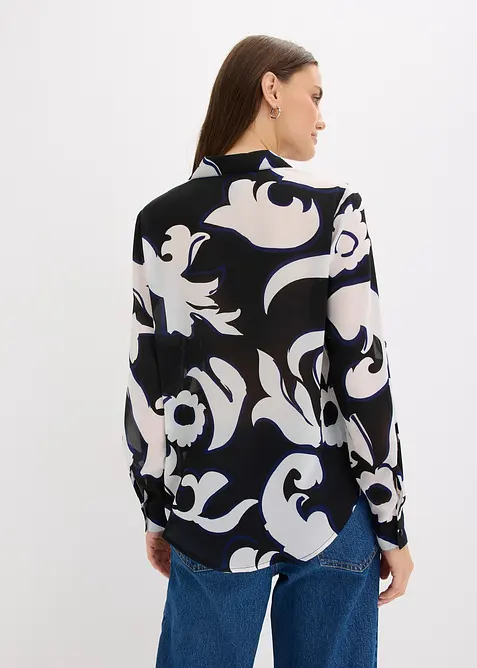 Mönstrad blus, bonprix