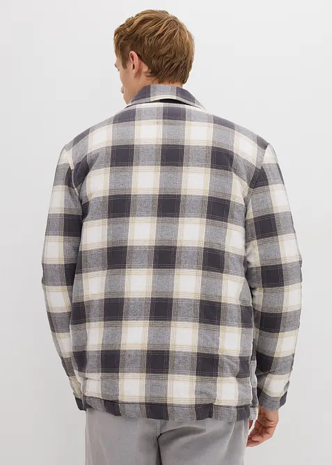 Lätt fodrad skjortjacka i flanell, bonprix