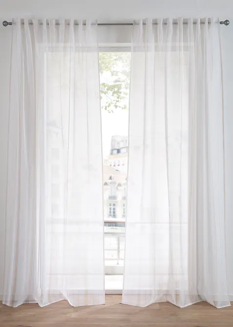 Gardin med ränder (1-pack), bonprix