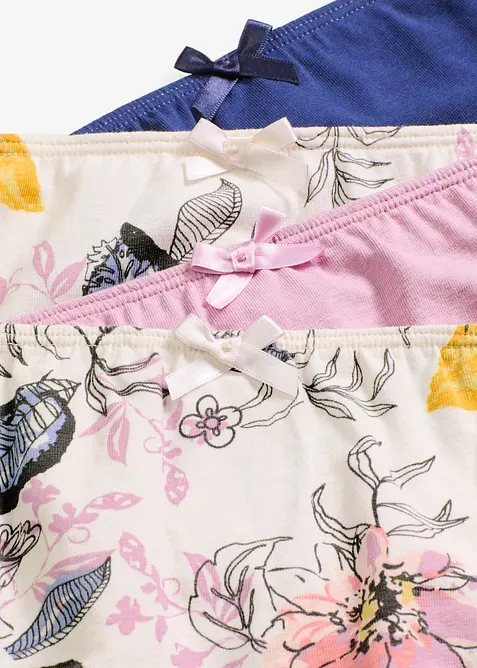 Maxitrosa med ekologisk bomull (4-pack), bonprix