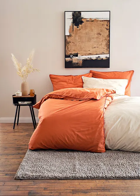 Sängkläder med kontrasterande passpoal, bonprix