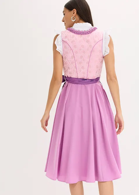 Dirndl med paljettförkläde (2 delar), bonprix