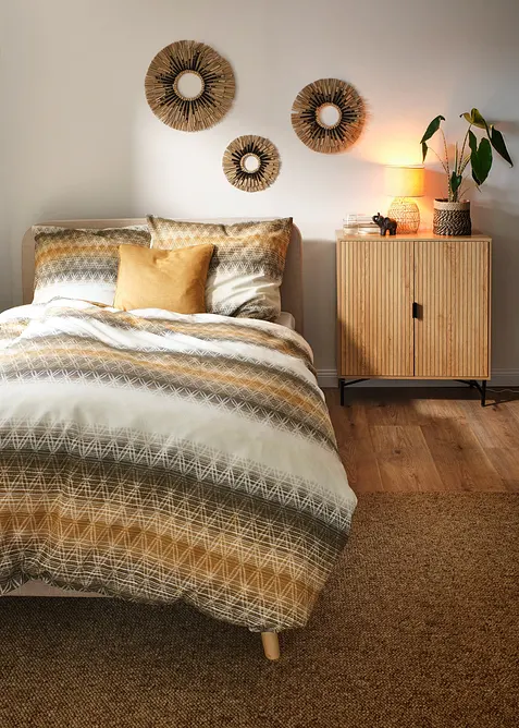 Randigt påslakanset, bonprix